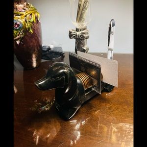 Dachshund Letter Organizer / Desk Pen holder